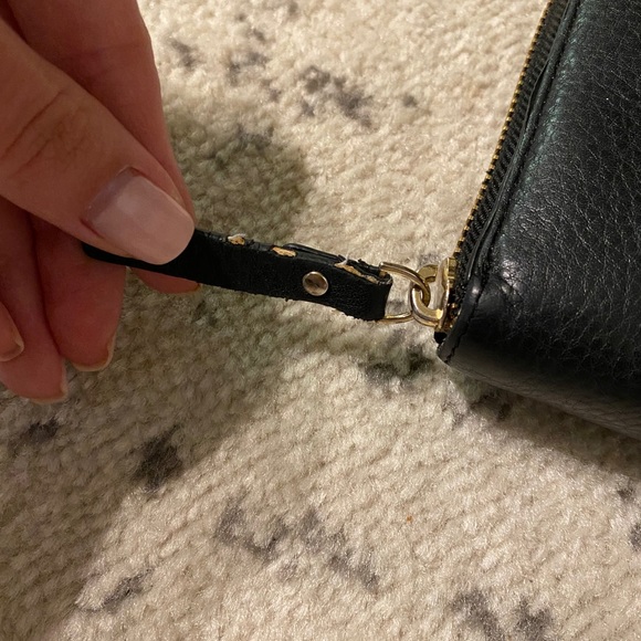 Kate Spade Black Leather Zipper Wallet - Picture 4 of 6